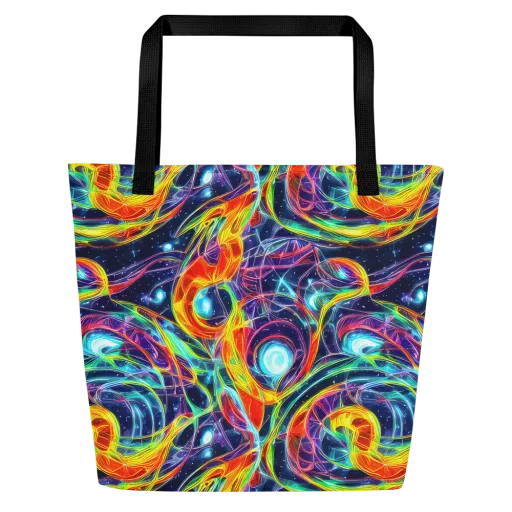Nova Tide on a Large Tote Bag W/ Pocket