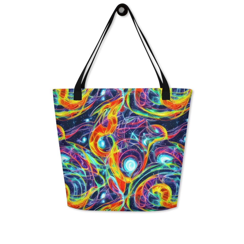 Nova Tide on Large Tote Bag W/ Pocket — Front
