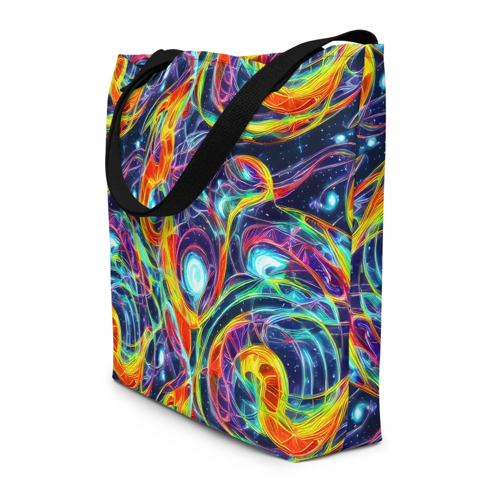 Nova Tide on Large Tote Bag W/ Pocket — Front