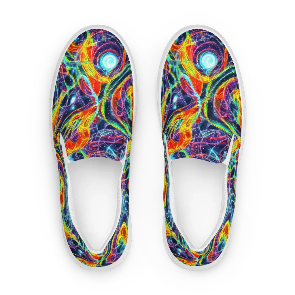 Nova Tide on Women's Slip-On Canvas Shoes — Front