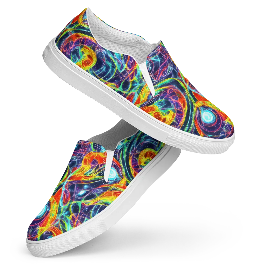 Nova Tide on Women's Slip-On Canvas Shoes — Front