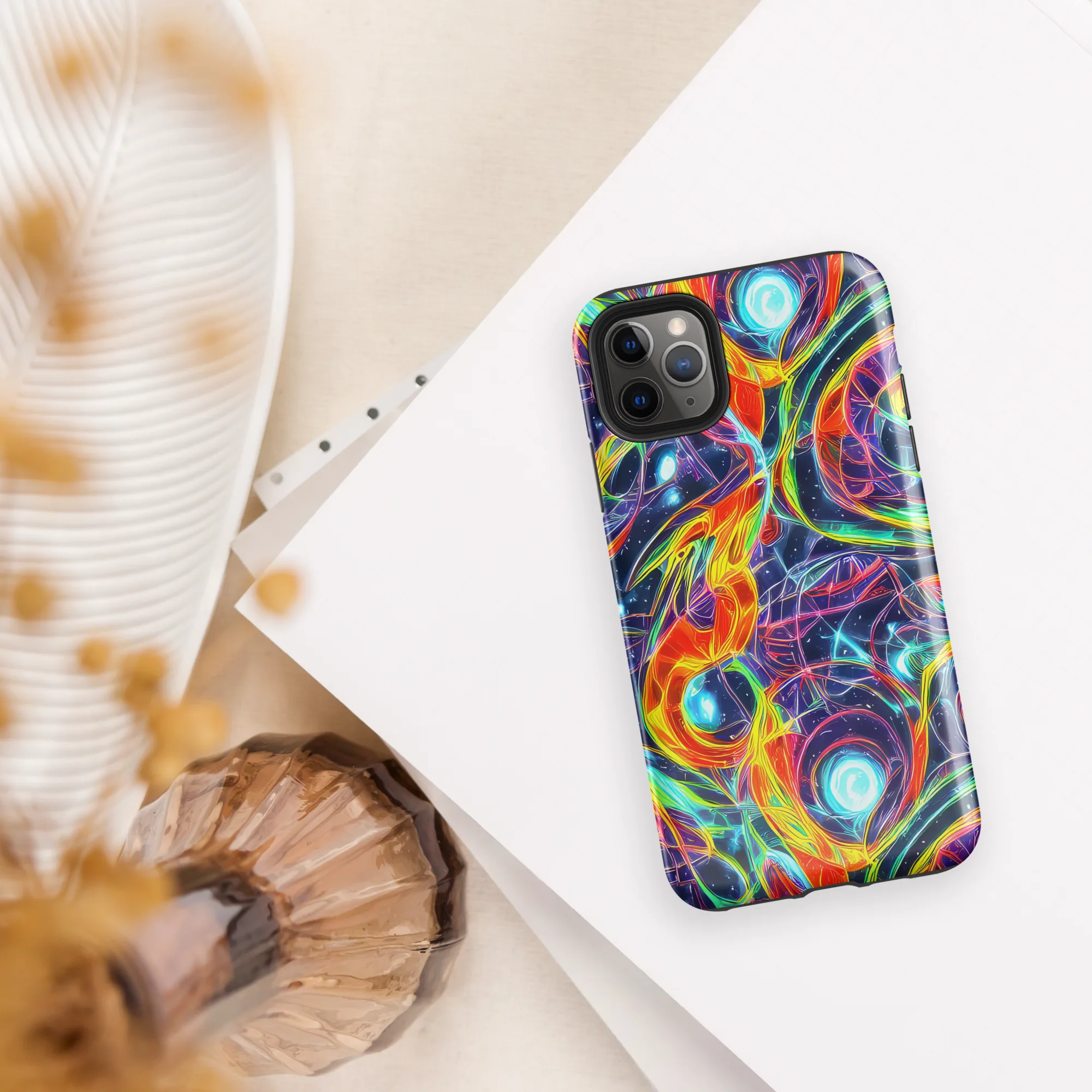 Nova Tide on Tough Case for iPhone® — Front