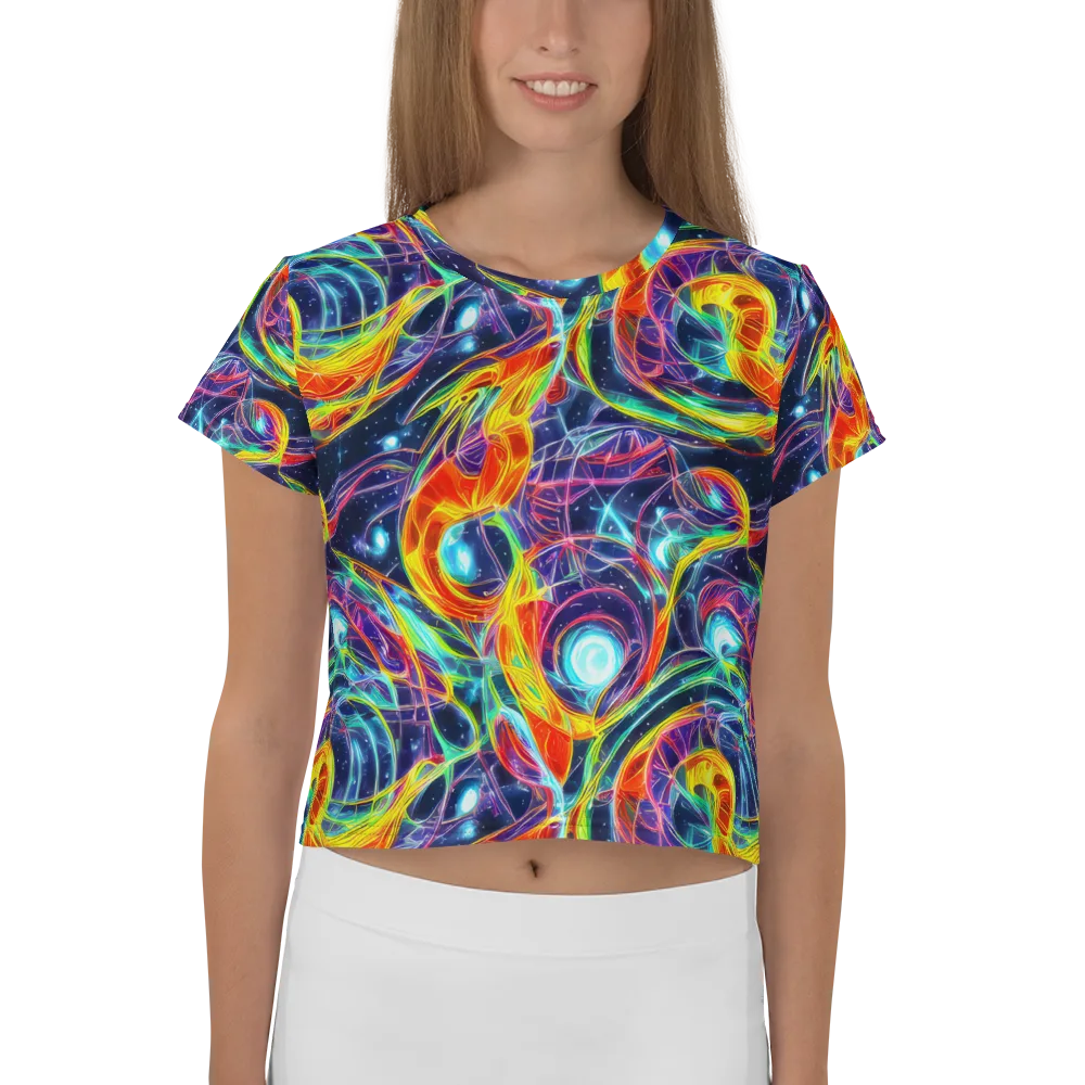 Nova Tide on Crop Tee — Front