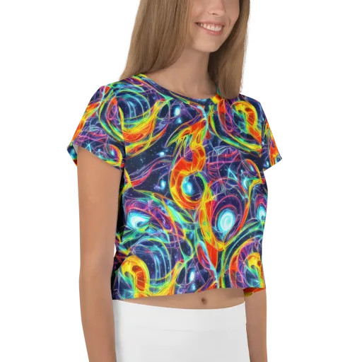 Nova Tide on a Crop Tee