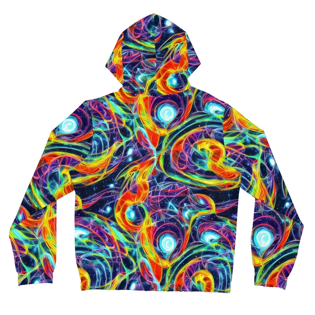 Nova Tide on Women's Full-Zip Hoodie — Back
