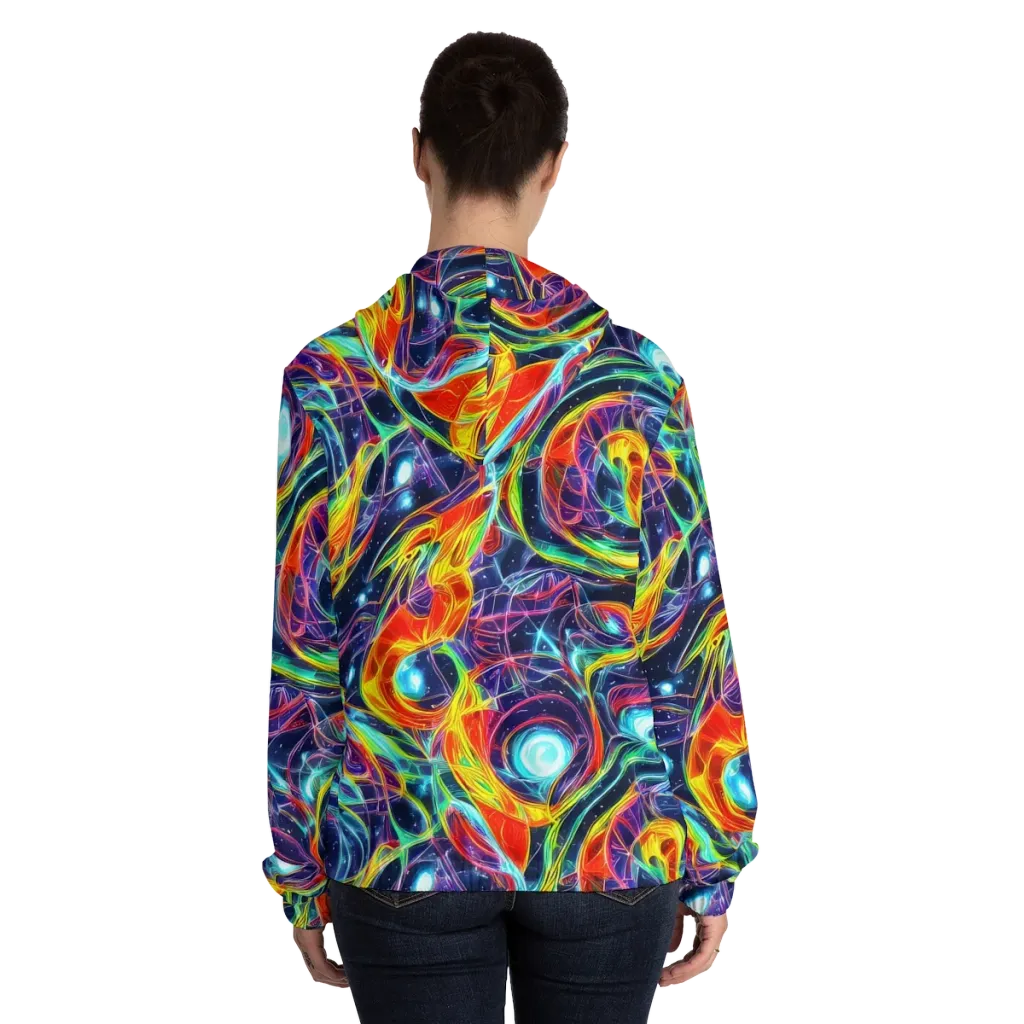 Nova Tide on Women's Full-Zip Hoodie — Back On Person