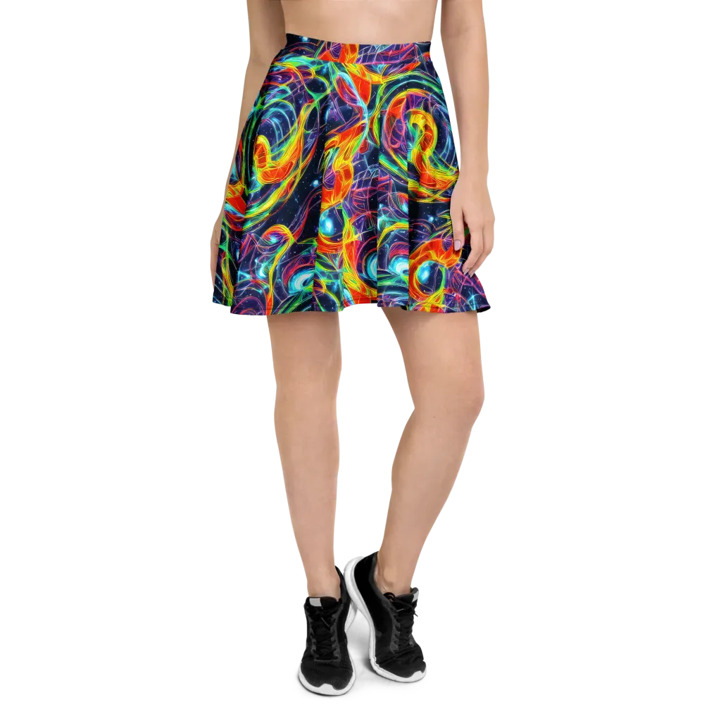 Nova Tide on Skater Skirt — Front