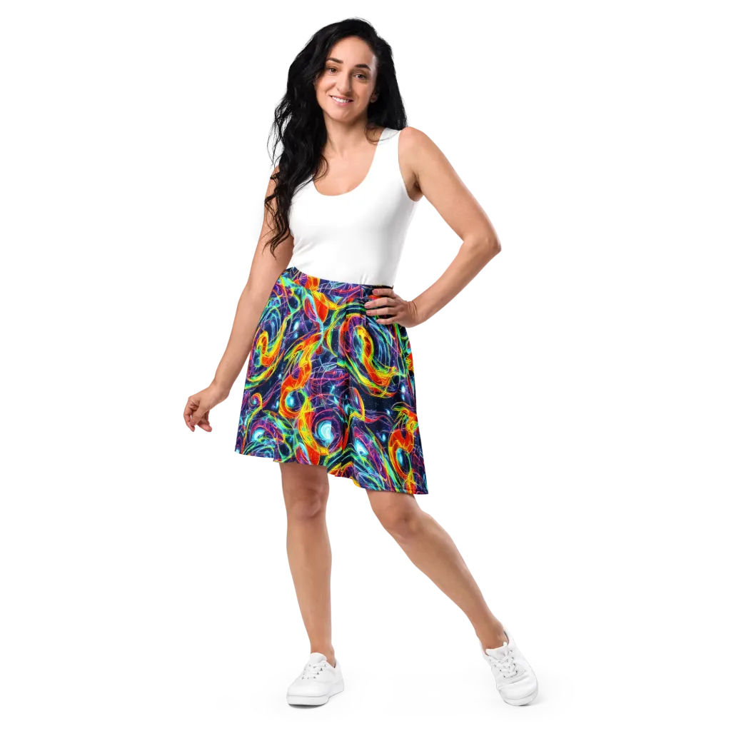 Nova Tide on Skater Skirt — Front