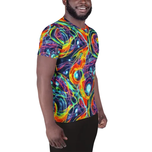 Nova Tide on a Men's Athletic T-Shirt