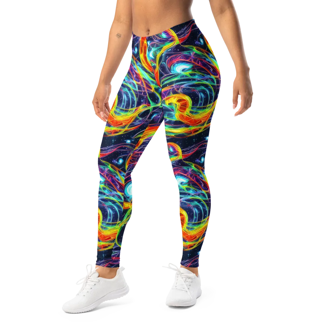 Nova Tide on Leggings — Left Front