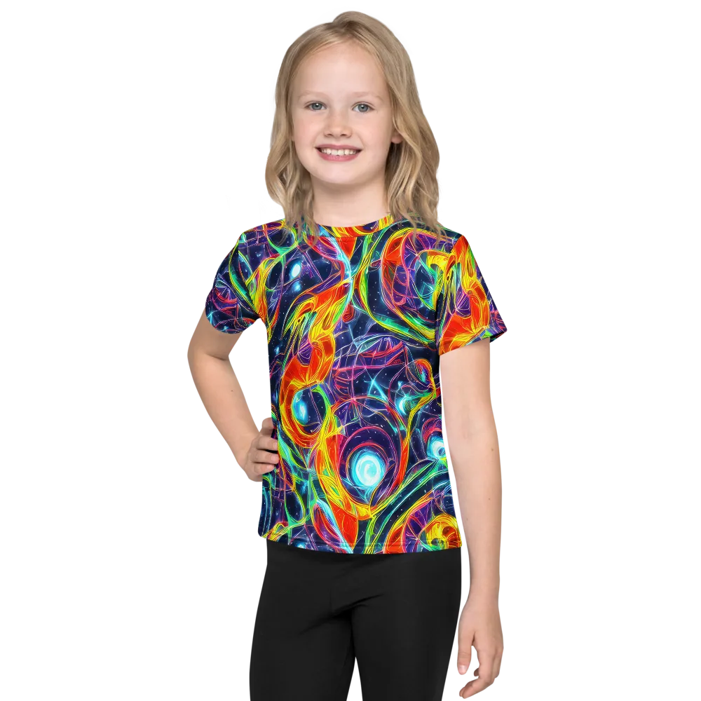 Nova Tide on Kids Crew Neck T-Shirt — Front