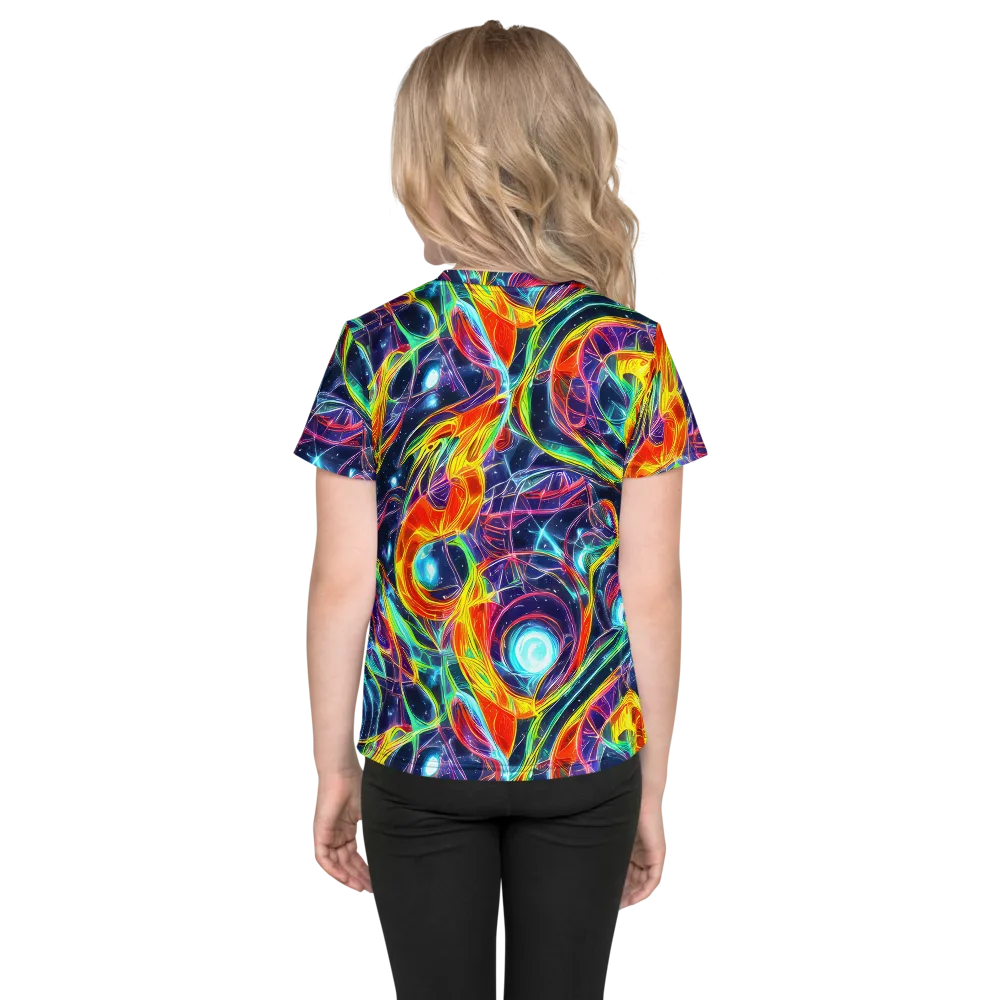 Nova Tide on Kids Crew Neck T-Shirt — Back