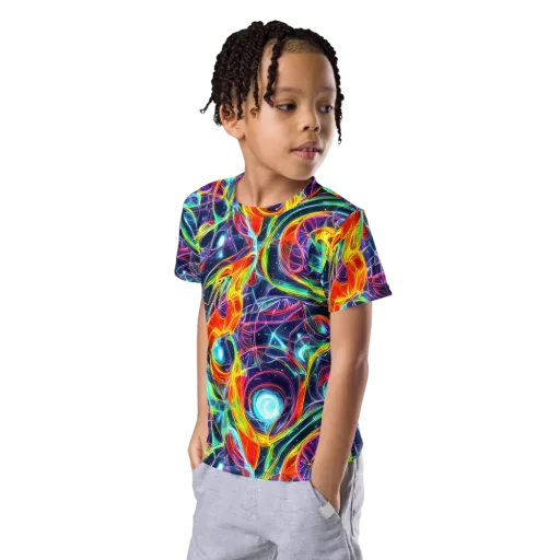 Nova Tide on a Kids Crew Neck T-Shirt
