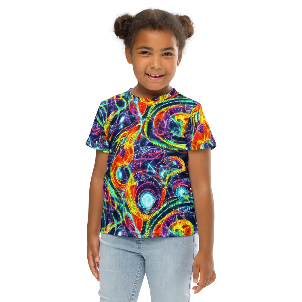 Nova Tide on Kids Crew Neck T-Shirt — Front