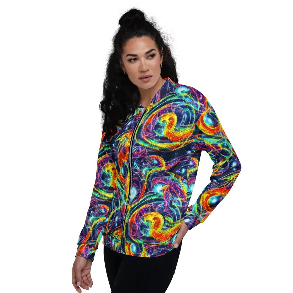 Nova Tide on Bomber Jacket — Left