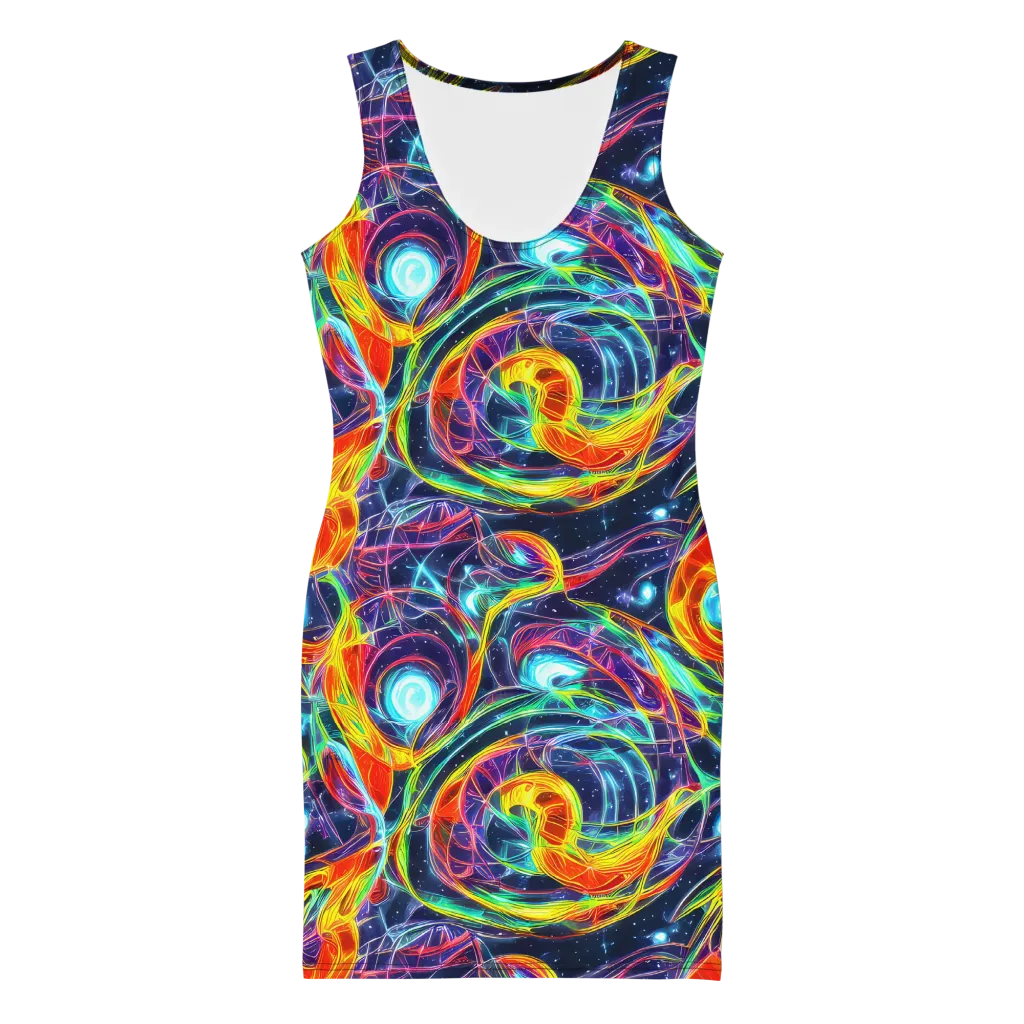 Nova Tide on Bodycon Dress — Front