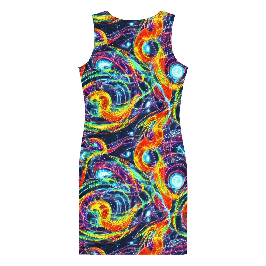 Nova Tide on Bodycon Dress — Back