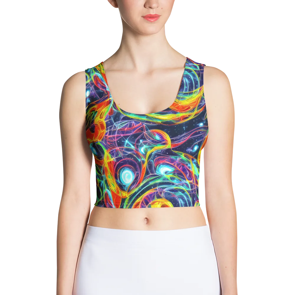 Nova Tide on Crop Top — Front