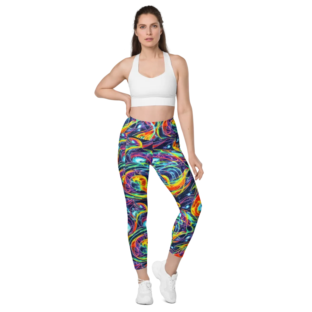 Nova Tide on Leggings with Pockets — Front