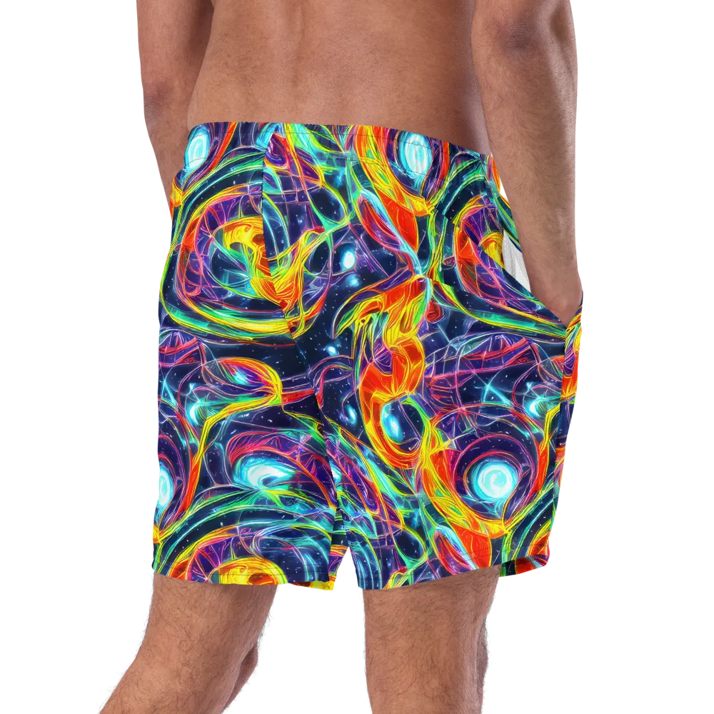 Nova Tide on Swim Trunks — Right Back