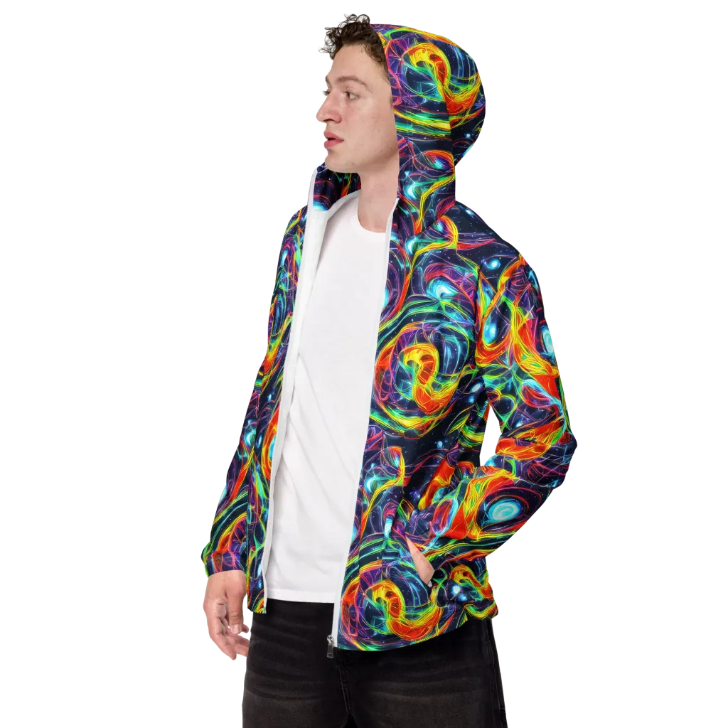 Nova Tide on Men's Windbreaker — Left Front