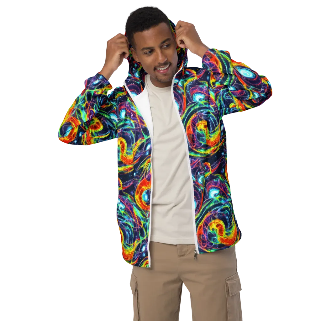 Nova Tide on Men's Windbreaker — Front
