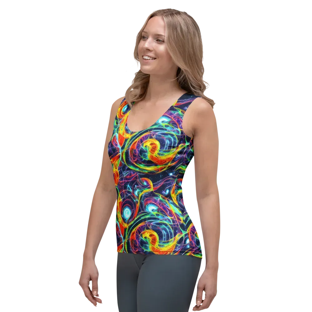 Nova Tide on Women's Tank Top — Left Front