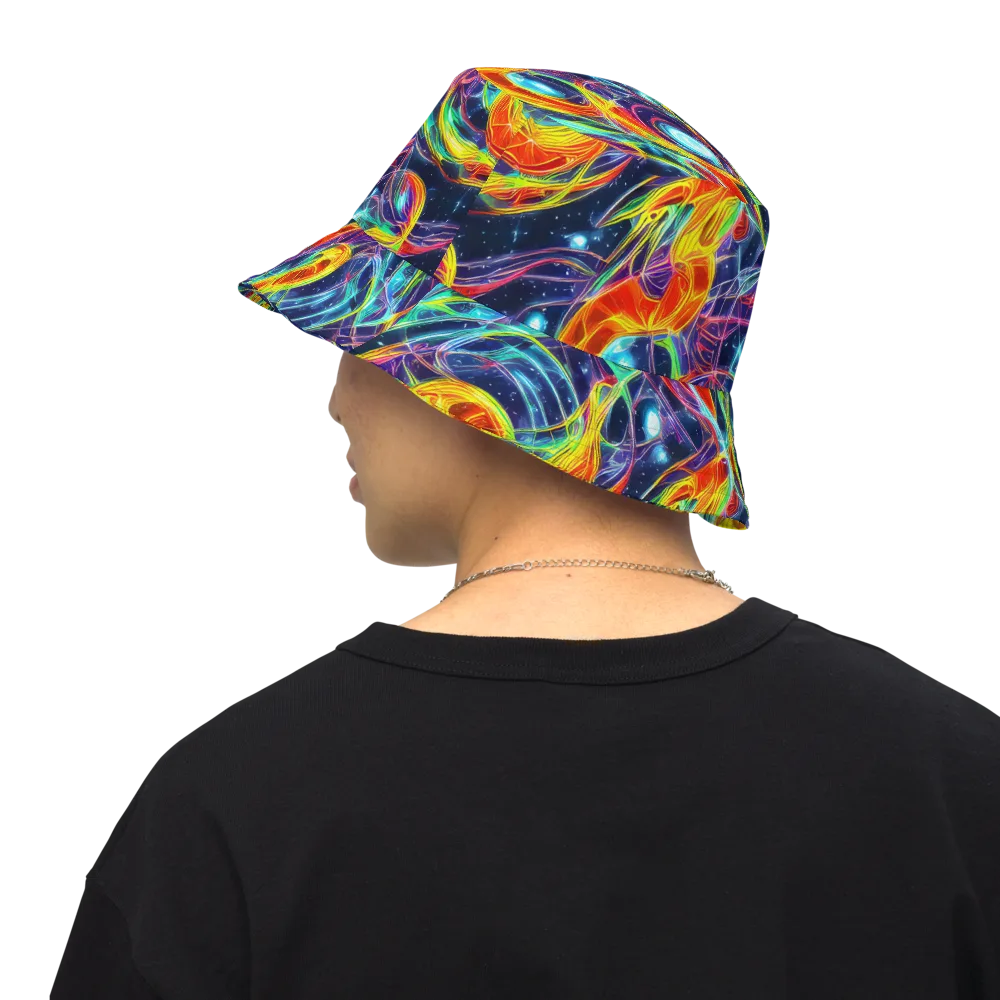 Nova Tide on Reversible Bucket Hat — Back Inside