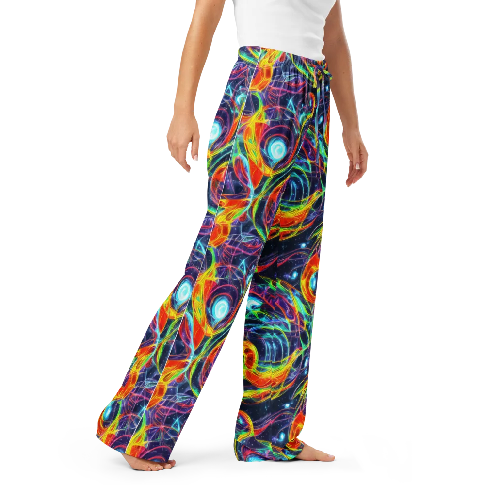 Nova Tide on Women's Pajama Pants — Right Front