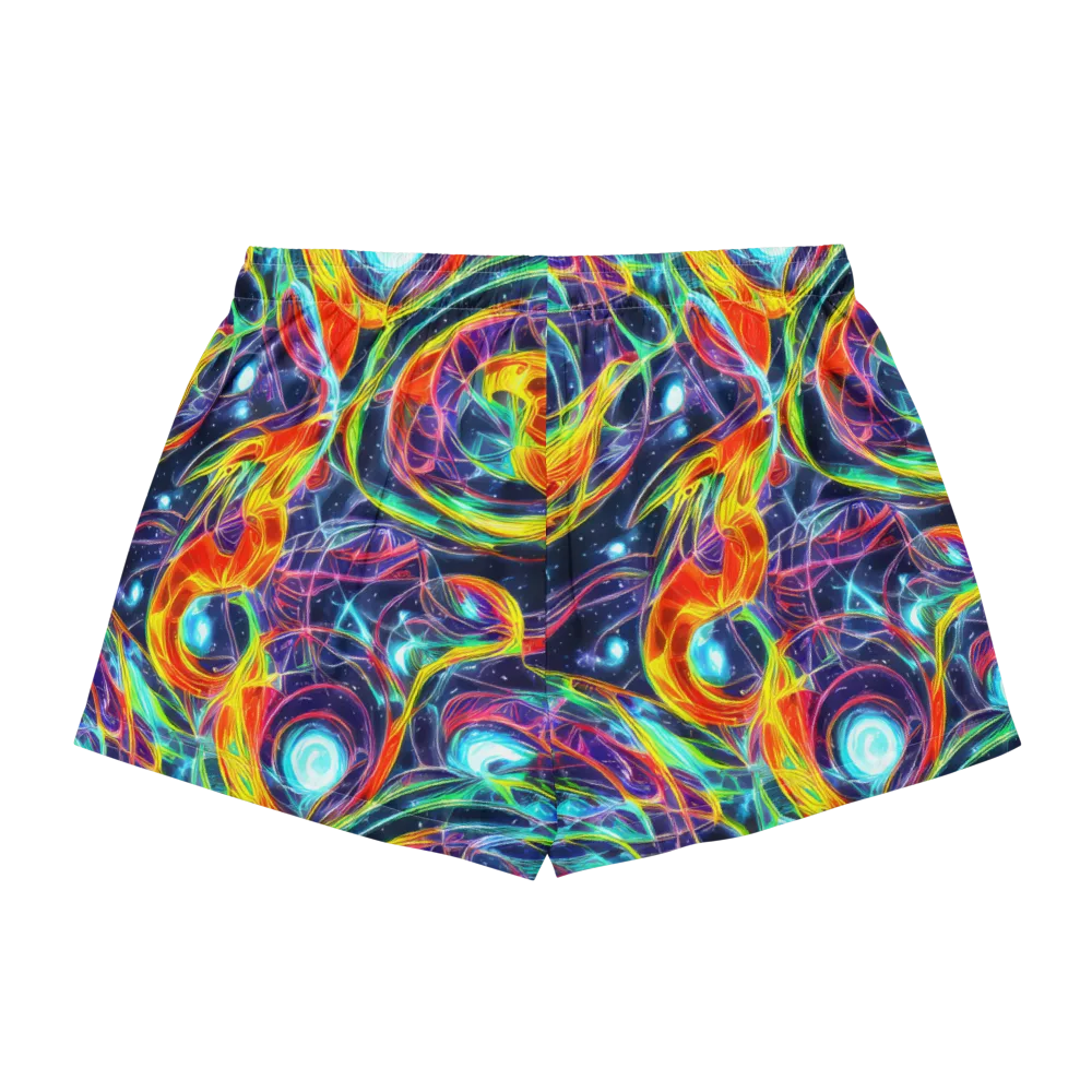 Nova Tide on Women's Pajama Shorts — Back