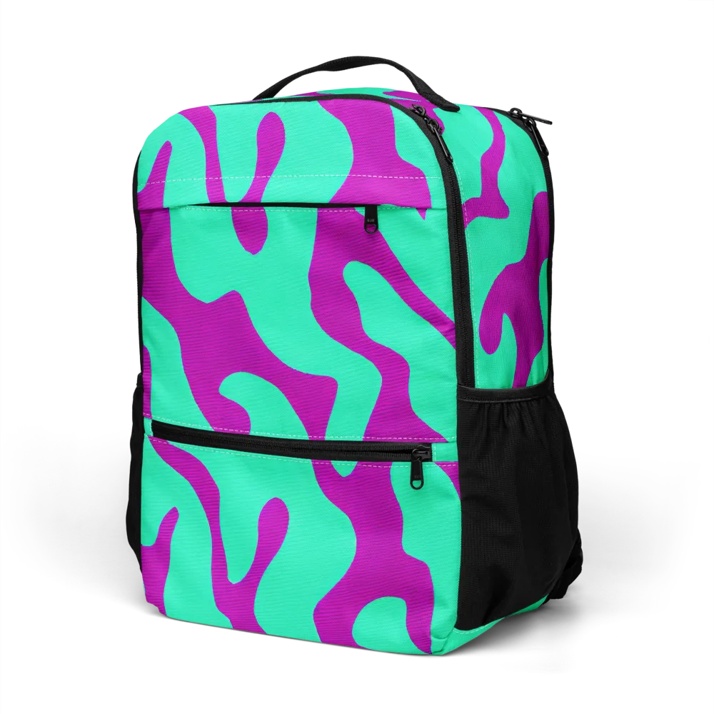 Aqua Voltage on Utility Backpack — Left Front