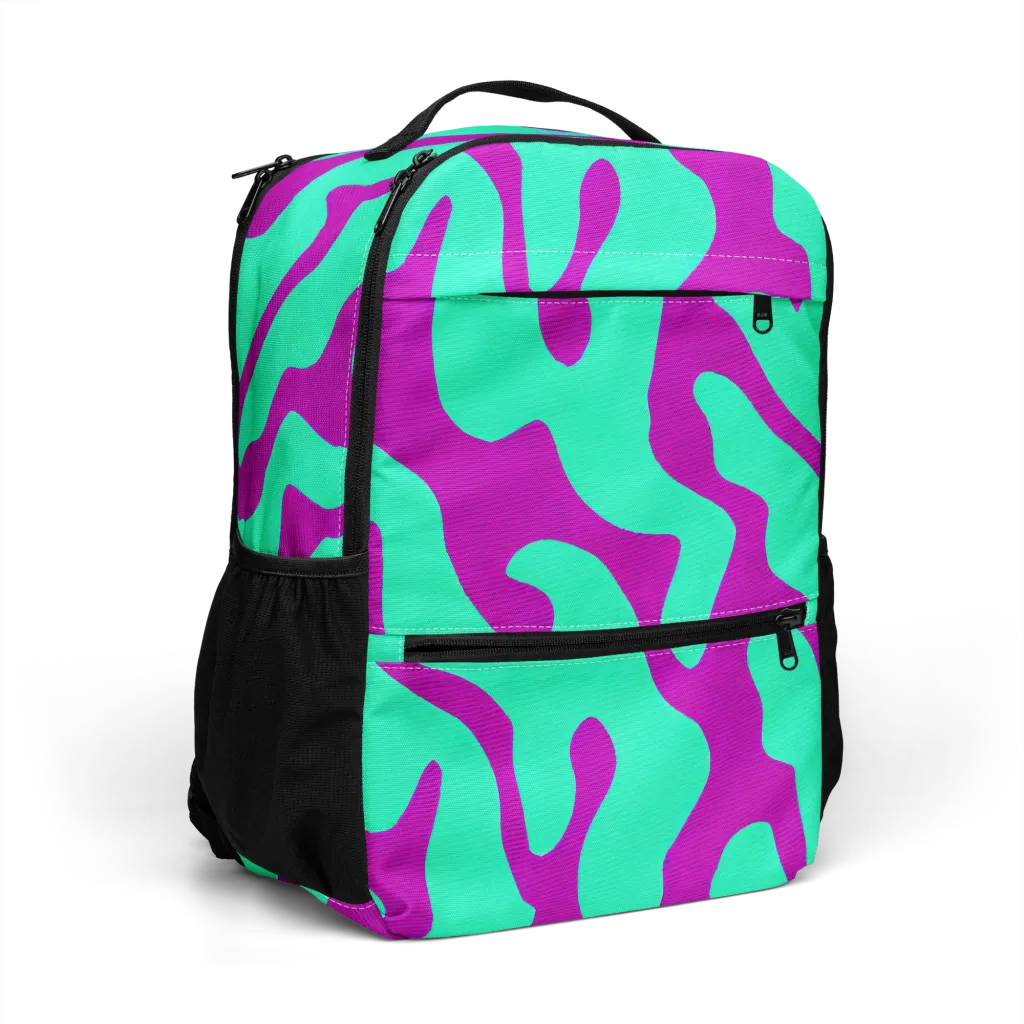 Aqua Voltage on Utility Backpack — Right Front