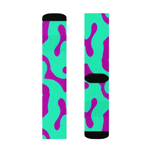 Aqua Voltage on a Socks