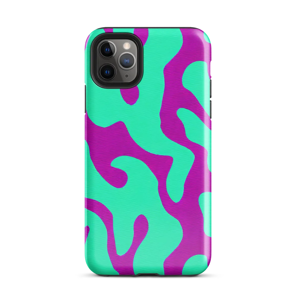 Aqua Voltage on Tough Case for iPhone® — Front
