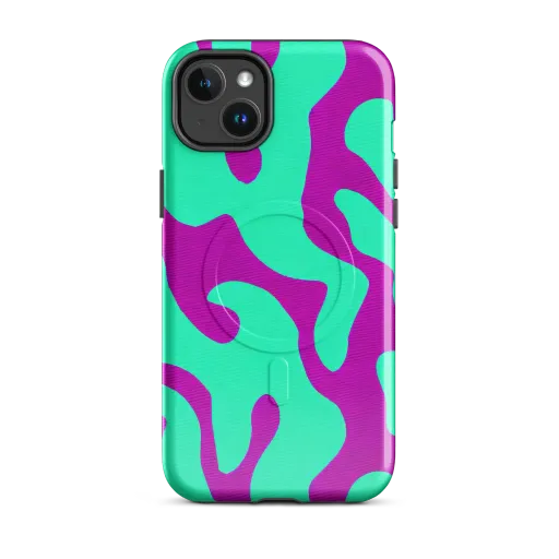 Aqua Voltage on a MagSafe Tough Case for iPhone®