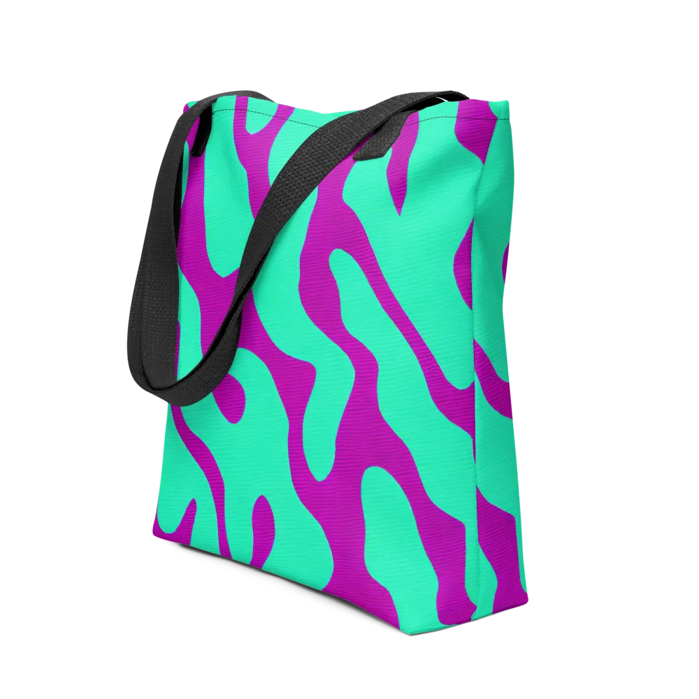 Aqua Voltage on Tote Bag — Front