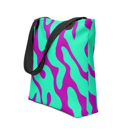 Aqua Voltage on a Tote Bag