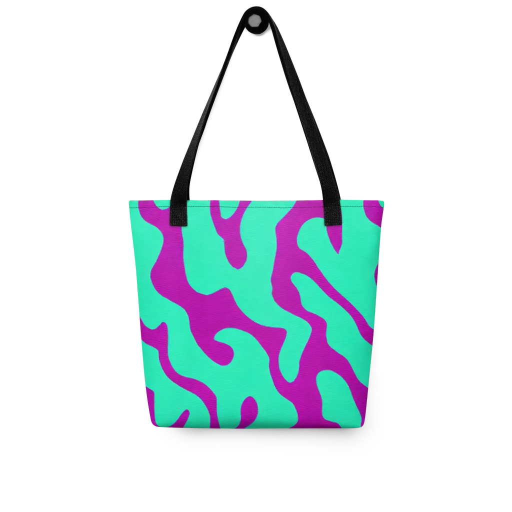 Aqua Voltage on Tote Bag — Front