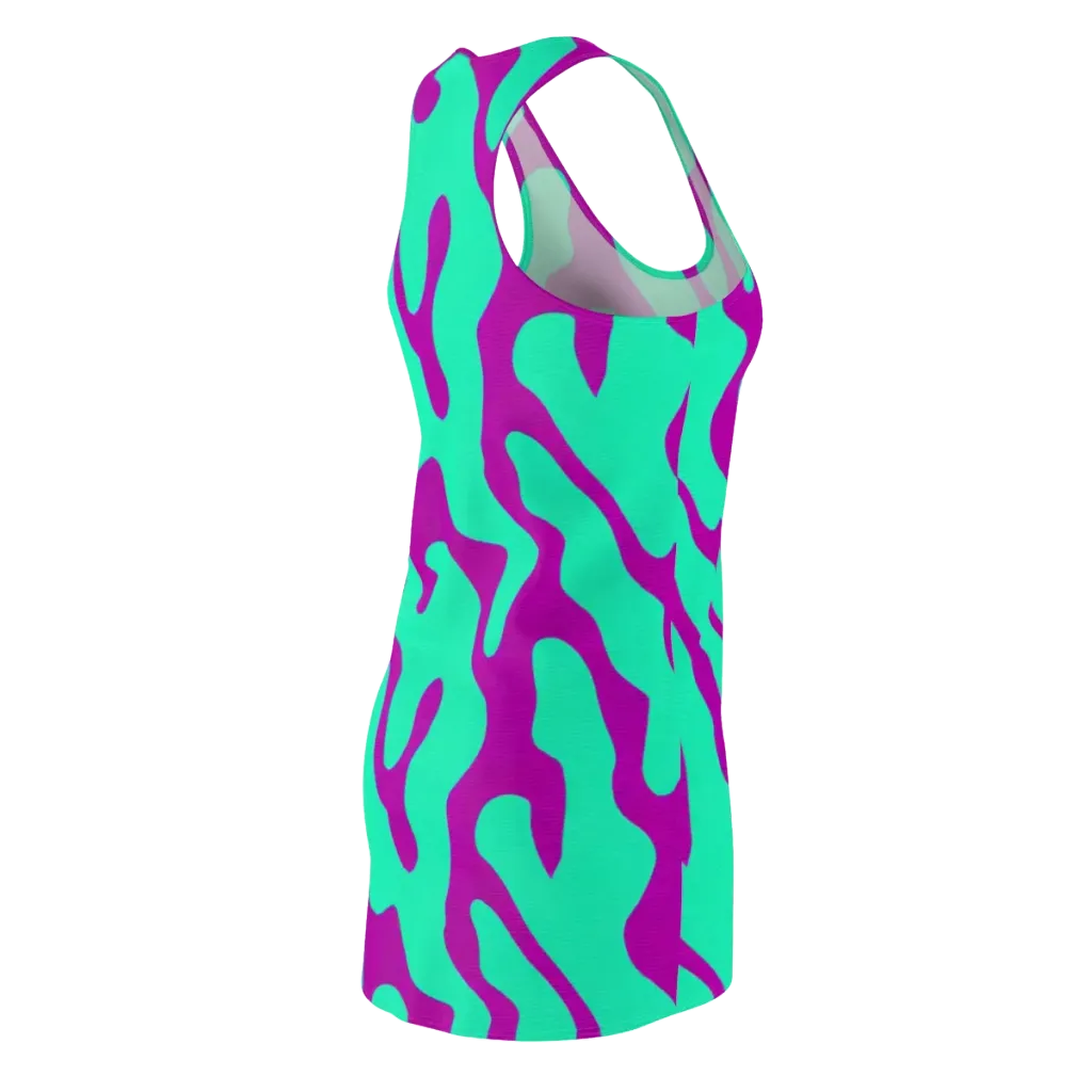 Aqua Voltage on Racerback Dress — Back Side