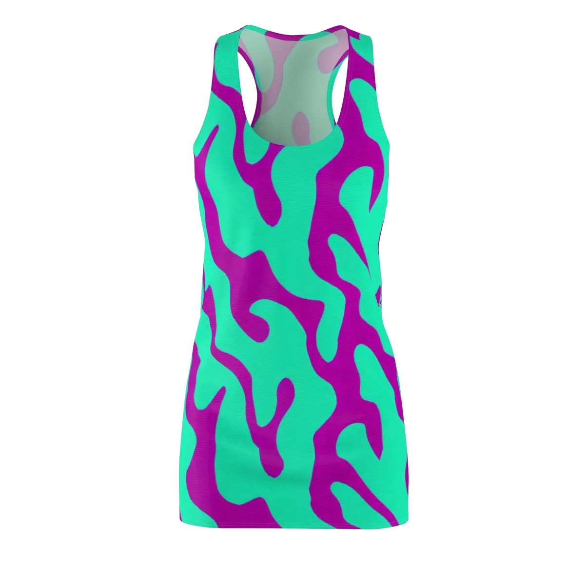 Aqua Voltage on Racerback Dress — Front