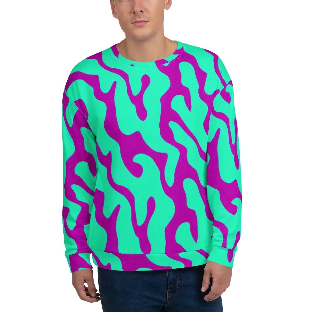 Aqua Voltage on Sweatshirt — Front