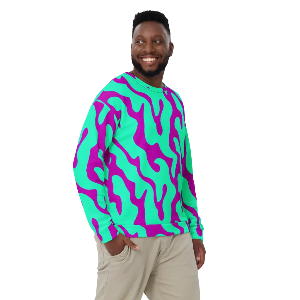 Aqua Voltage on Sweatshirt — Front