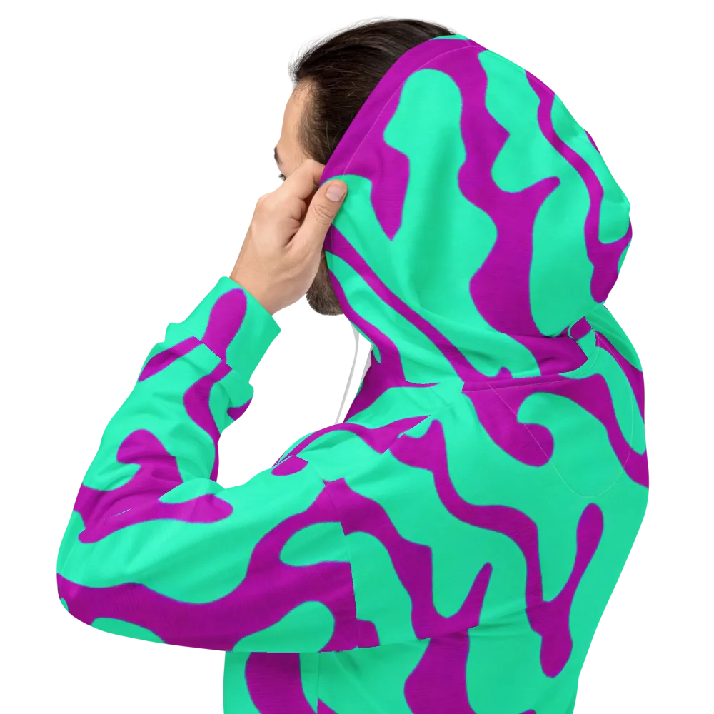 Aqua Voltage on Hoodie — Back
