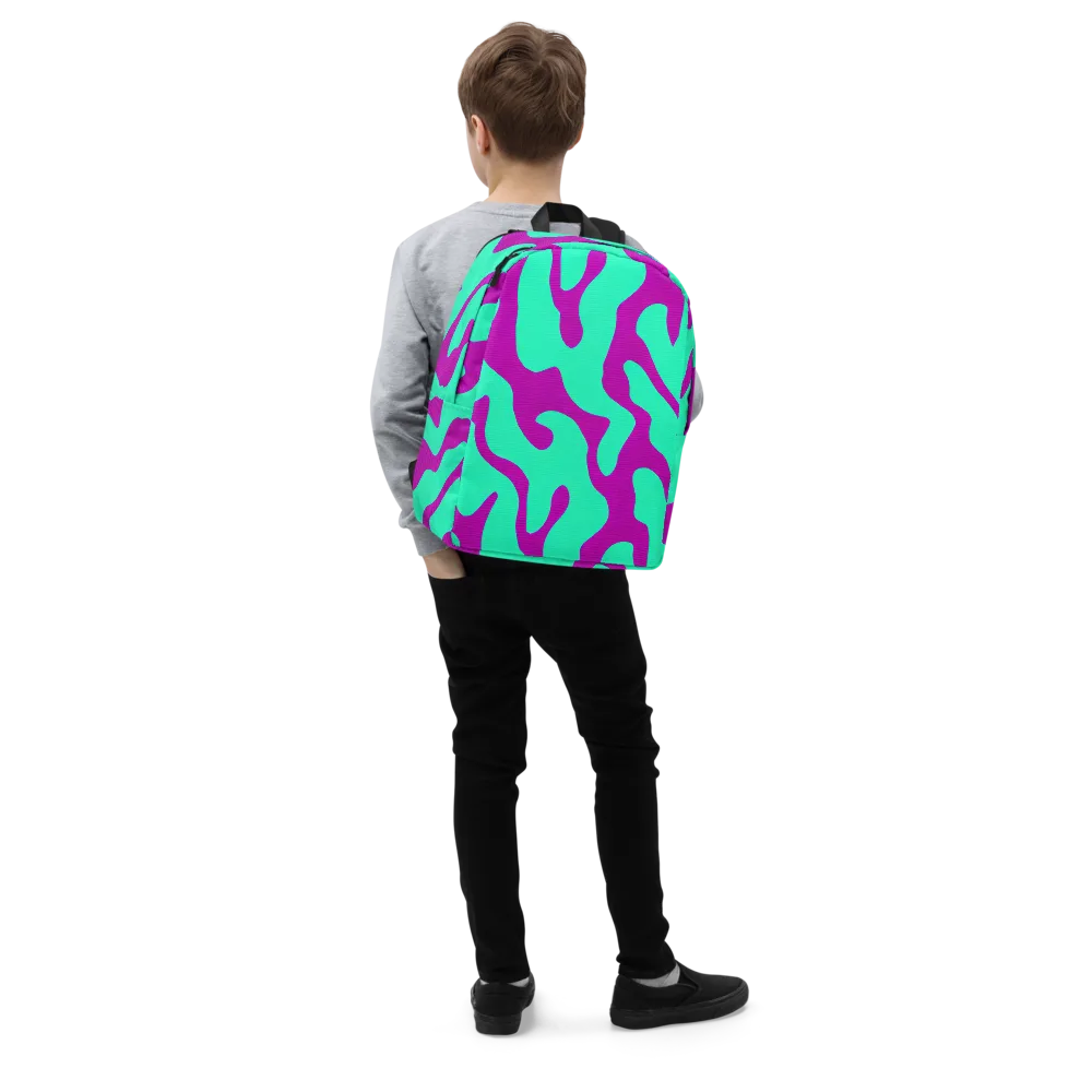Aqua Voltage on Minimalist Backpack — Right Front