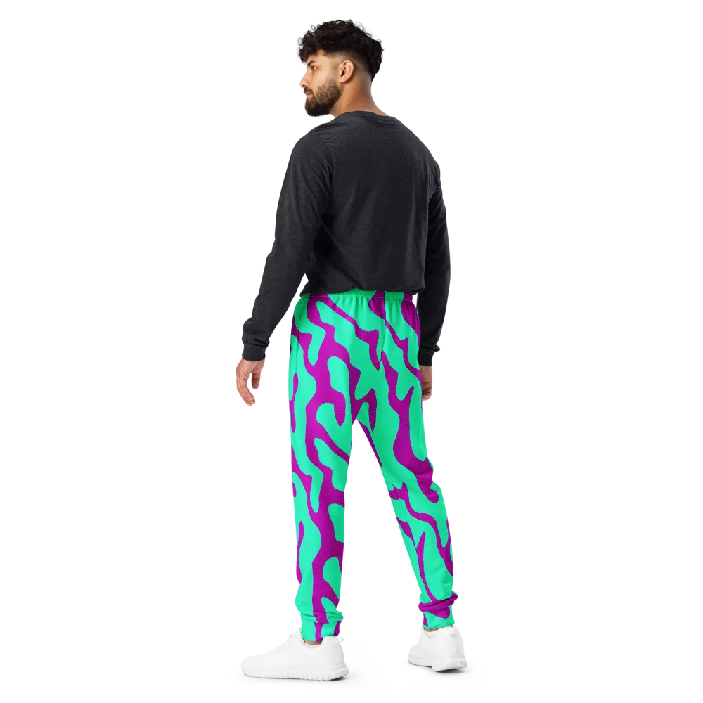 Aqua Voltage on Men's Joggers — Back