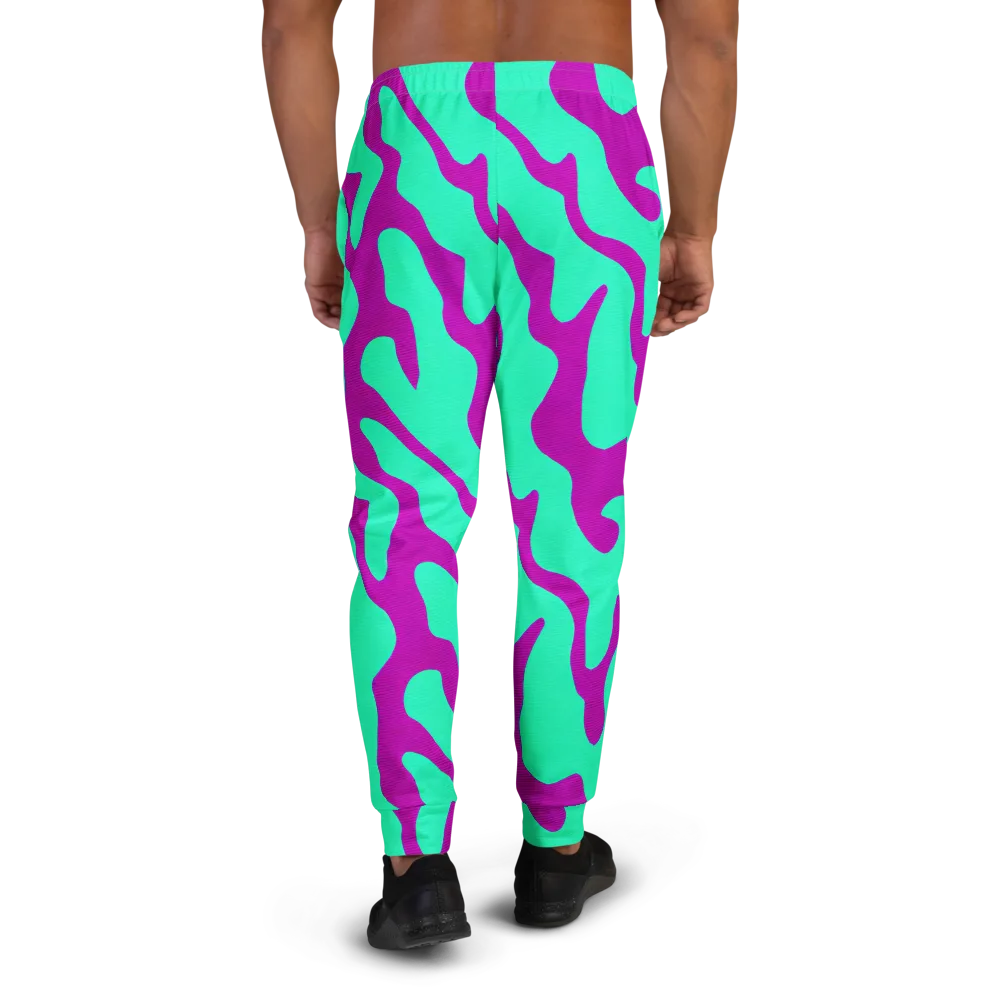 Aqua Voltage on Men's Joggers — Back