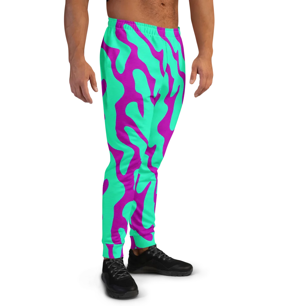 Aqua Voltage on Men's Joggers — Right
