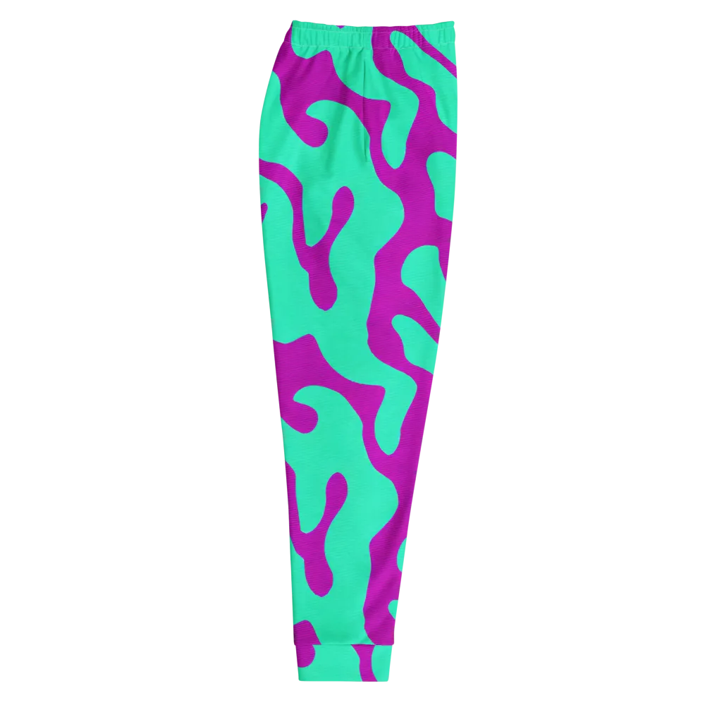 Aqua Voltage on Men's Joggers — Right