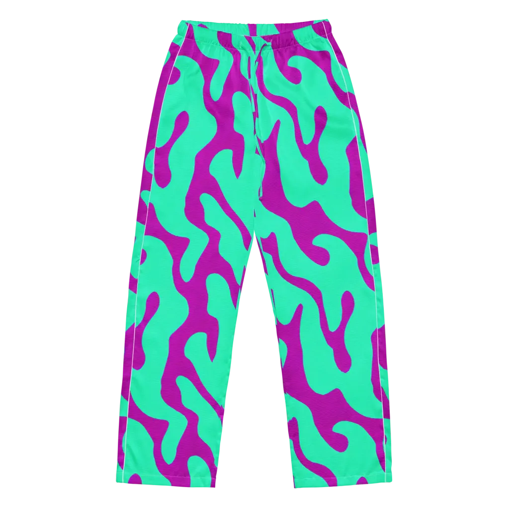 Aqua Voltage on Women's Pajama Pants — Front