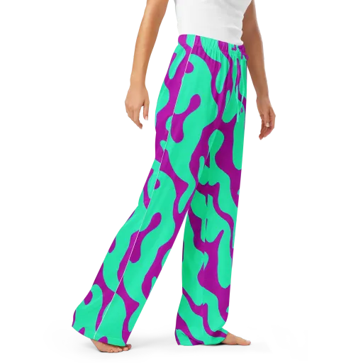 Aqua Voltage on a Women's Pajama Pants